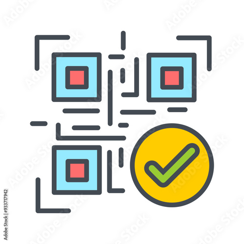 Barcode Verification Vector Icon