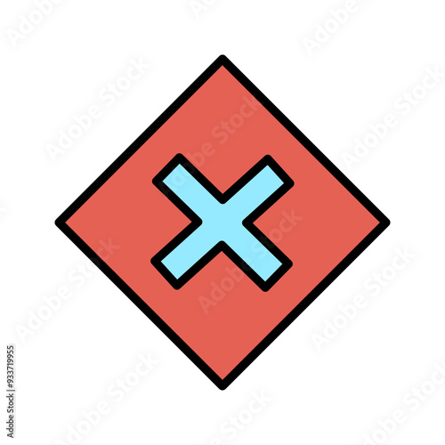 Multiplication Sign Vector Icon