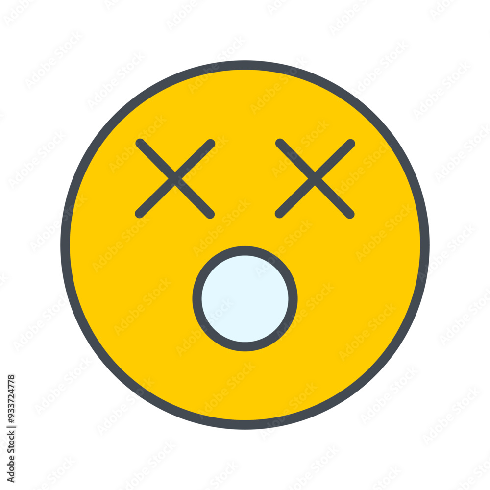 Dizzy Face Vector Icon