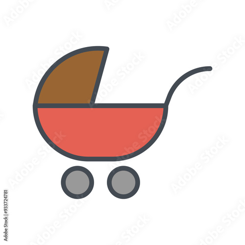 Baby Carriers Vector Icon