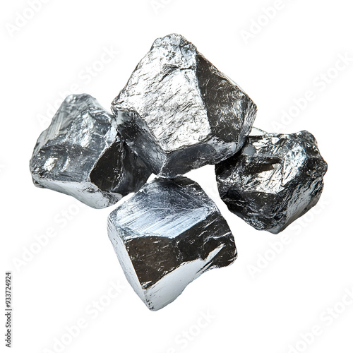 Photography of Magnesium Mineral Crystals Isolated on Plain White background transparent png 