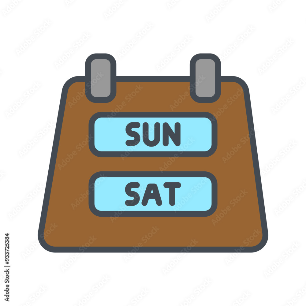 Weekend Getaway Vector Icon Weekend Getaway Vector Icon