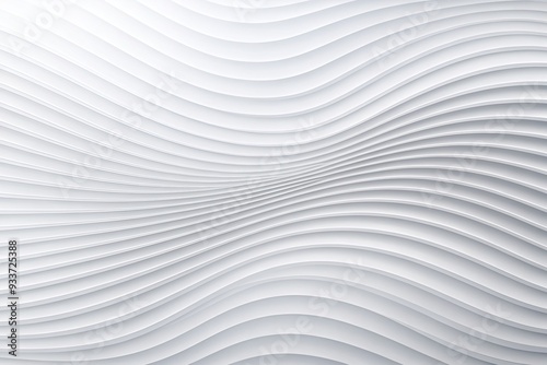 monochromatic, modern, minimal, sleek, abstract, background, Stylish white abstract geometric pattern background with a wave and curve abstract design that features leading lines