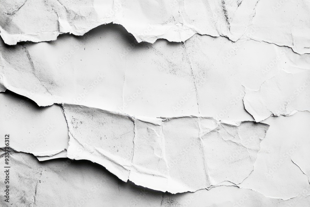 Abstract Texture of White Cracked Paper Abstract Texture of White Cracked Paper