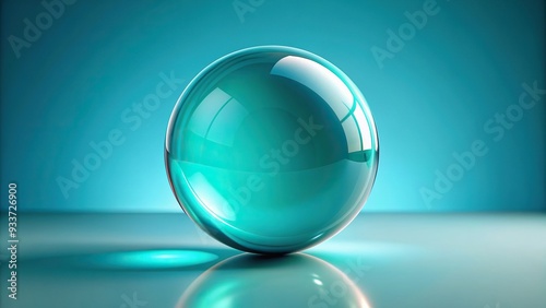 Aqua color glossy round blowing sphere in focus, blowing, design, water, abstract,aqua, color, shiny, vibrant, glossy, surface, vibrant, circular, smooth, reflection, bright, sphere