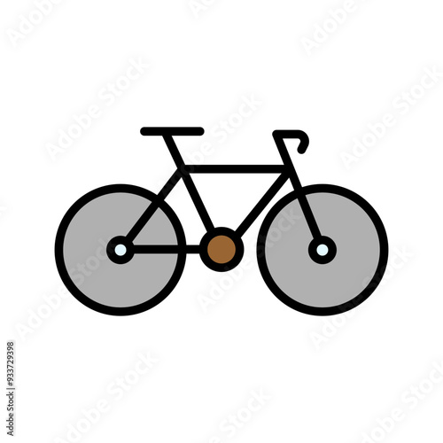Bicyclist Vector Icon
