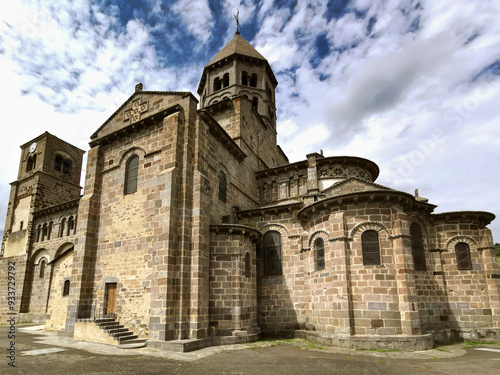 Eglise romane de Saint-Nectaire, Puy de Dome, Auvergne-Rhone-Alpes, France