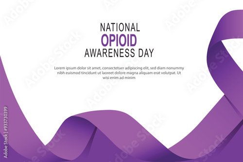 National Opioid Awareness Day background.