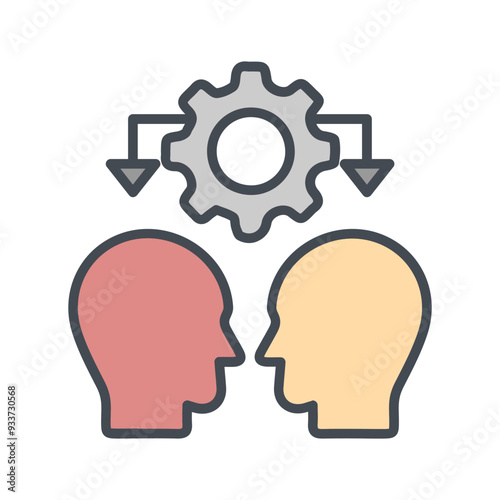 Conflict Management Vector Icon
