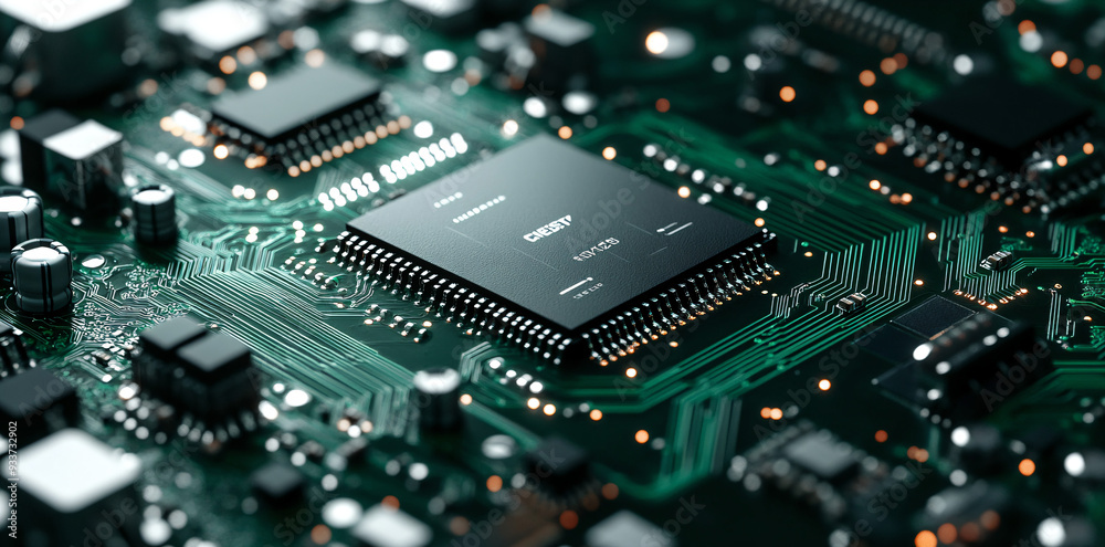 Circuit Board Closeup.