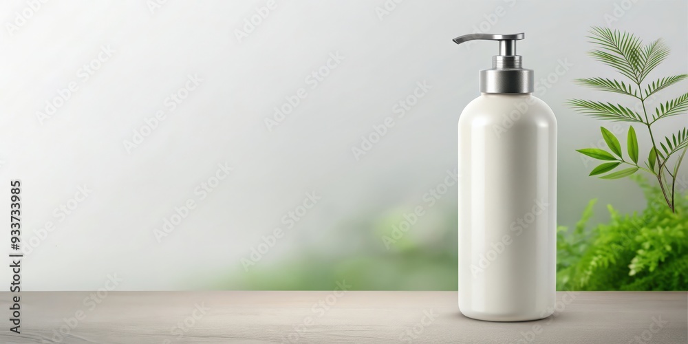 A bottle of premium hair conditioner with natural ingredients, haircare, hair products, beauty, hair treatment A bottle of premium hair conditioner with natural ingredients, haircare, hair products, beauty, hair treatment