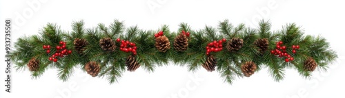 Wallpaper Mural Christmas Garland Torontodigital.ca