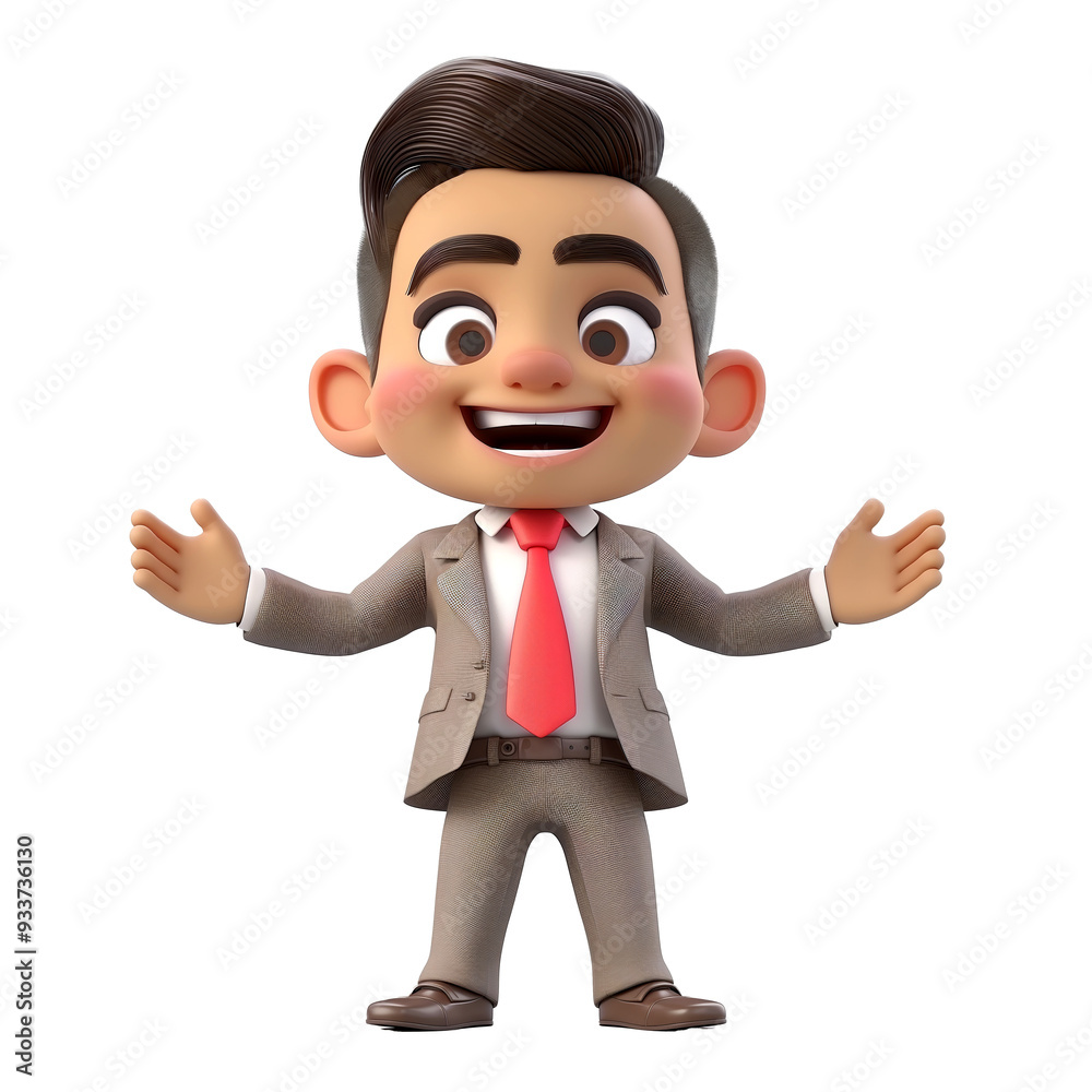 smiling businessman with open hands gesture. Cartoon happy businessman with welcoming hand gesture transparent background. smiling businessman with open hands gesture. Cartoon happy businessman with welcoming hand gesture transparent background.
