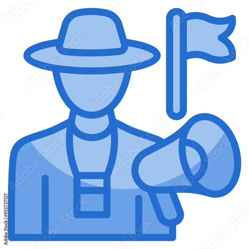 Tour Guide Icon For Design Element