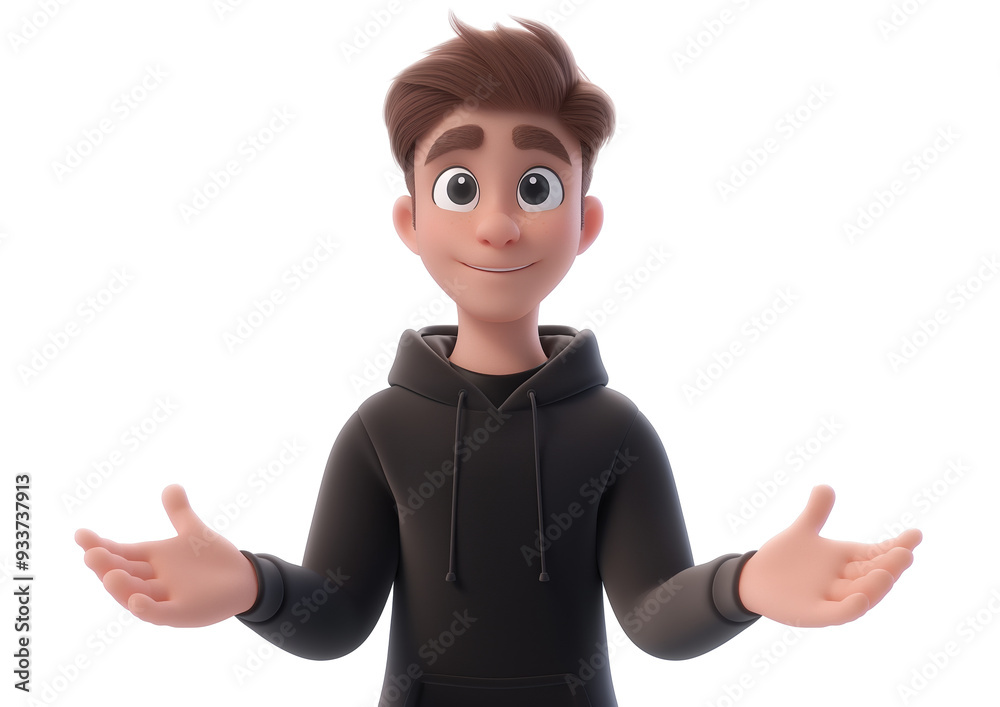 Man wearing dark color hoodie. Transparent background. Man wearing dark color hoodie. Transparent background.