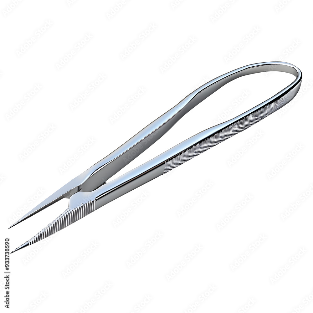 Photography of Medical Forceps Isolated on Plain White background transparent png 