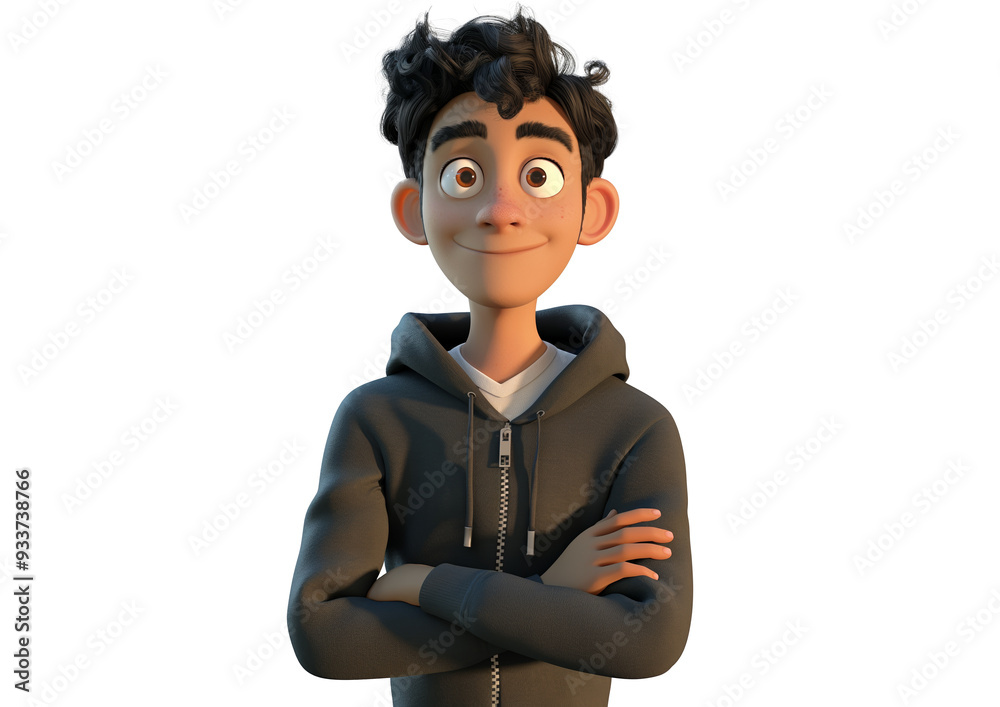 Man wearing dark color hoodie. Transparent background. Man wearing dark color hoodie. Transparent background.