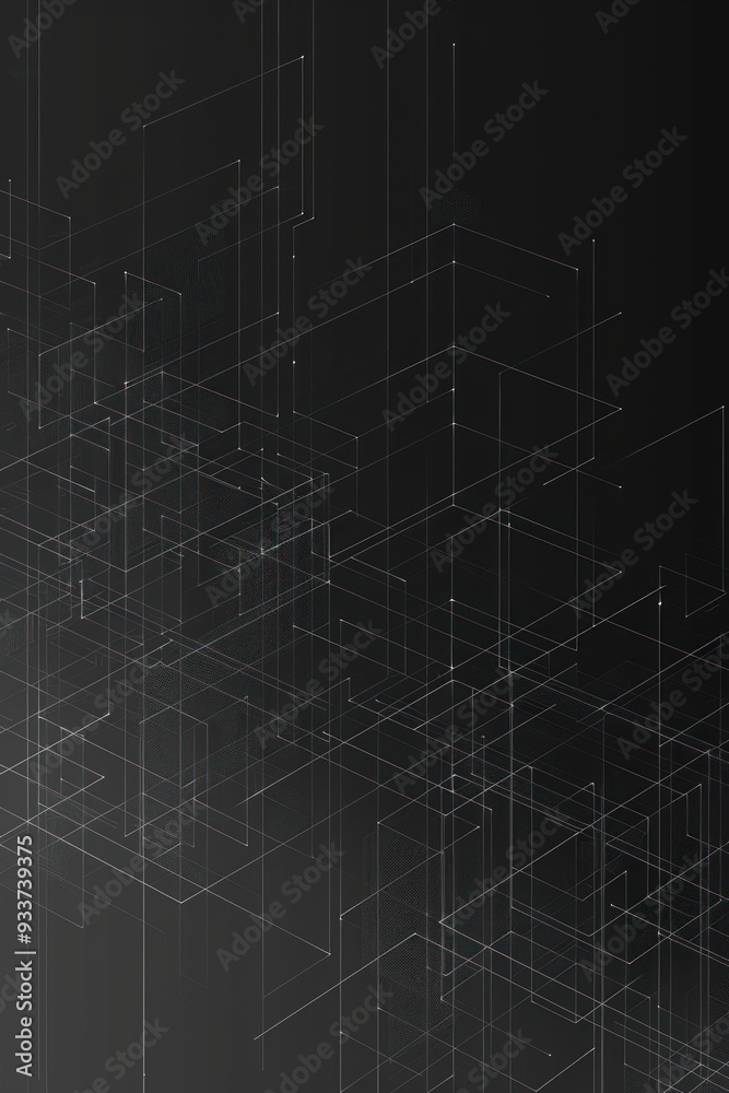 Elegant geometric overlay in low contrast adding modern sophistication to a minimalist setting Elegant geometric overlay in low contrast adding modern sophistication to a minimalist setting