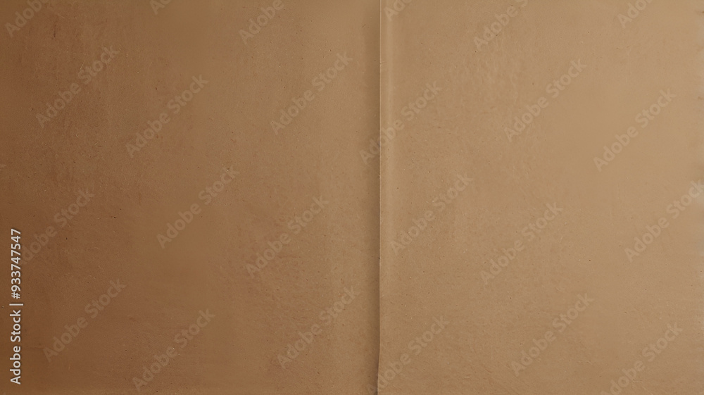 Fototapeta premium Textured brown coloured carton paper background. Extra large highly detailed image. 