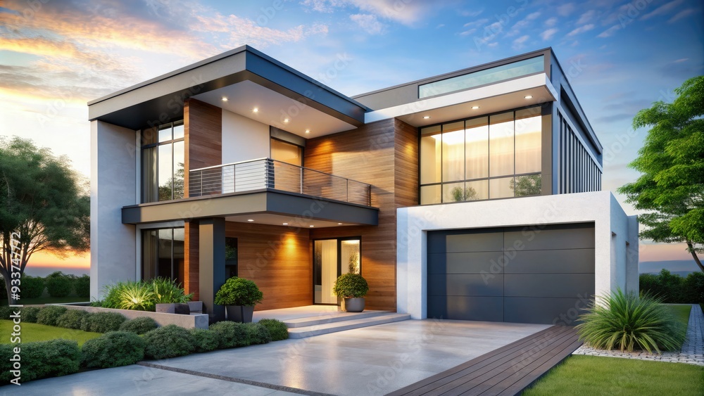 Sleek, minimalist modern house icon featuring clean lines, geometric shapes, and a bold color scheme, symbolizing contemporary architecture and innovative design. Sleek, minimalist modern house icon featuring clean lines, geometric shapes, and a bold color scheme, symbolizing contemporary architecture and innovative design.