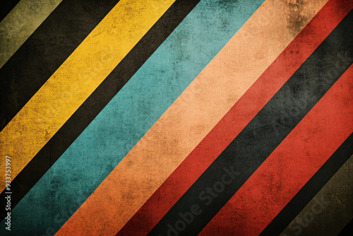 Wallpaper Mural Vintage Stripes Texture. Torontodigital.ca