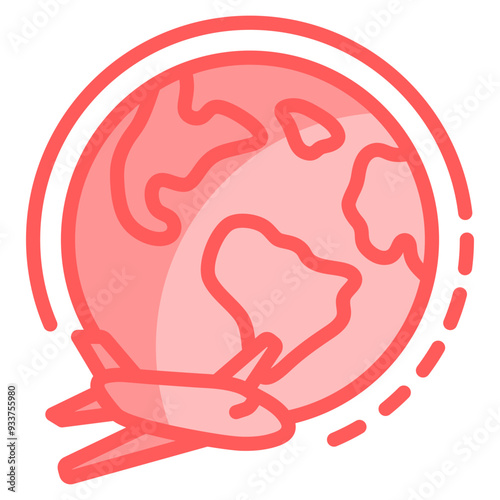 Globe Icon For Design Element