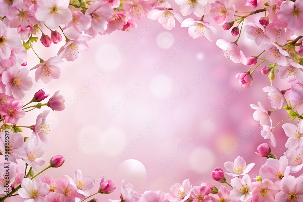 Pink cherry blossom frame with soft pink background, fresh, cherry blossoms, delicate, blooming, design,spring, soft, blossom, frame, romantic, sakura, springtime, Japanese, pink Pink cherry blossom frame with soft pink background, fresh, cherry blossoms, delicate, blooming, design,spring, soft, blossom, frame, romantic, sakura, springtime, Japanese, pink