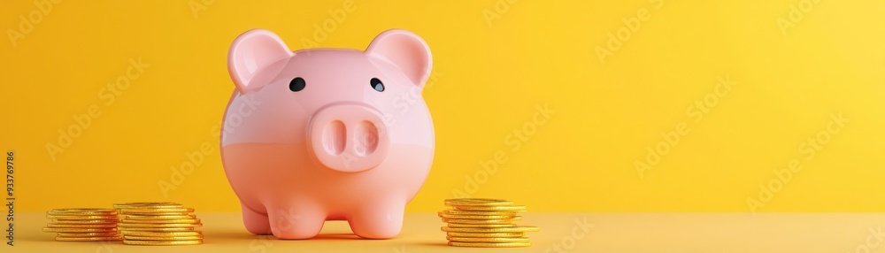 Money flowing into savings plans, organized and secure, 3D illustration Money flowing into savings plans, organized and secure, 3D illustration