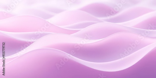 Undulating Curves in Lavender and Pink