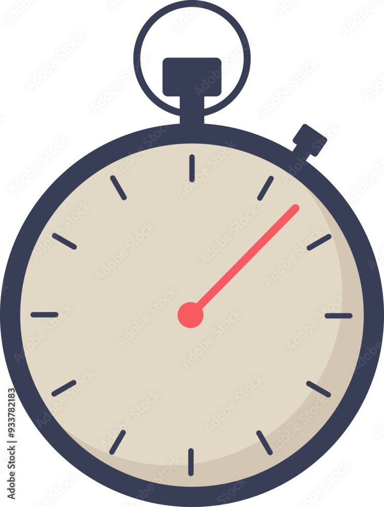 A simple illustration of a stopwatch, indicating time tracking or measurement. A simple illustration of a stopwatch, indicating time tracking or measurement.