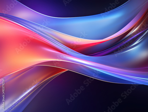 Attractive Ribbon-like abstract background