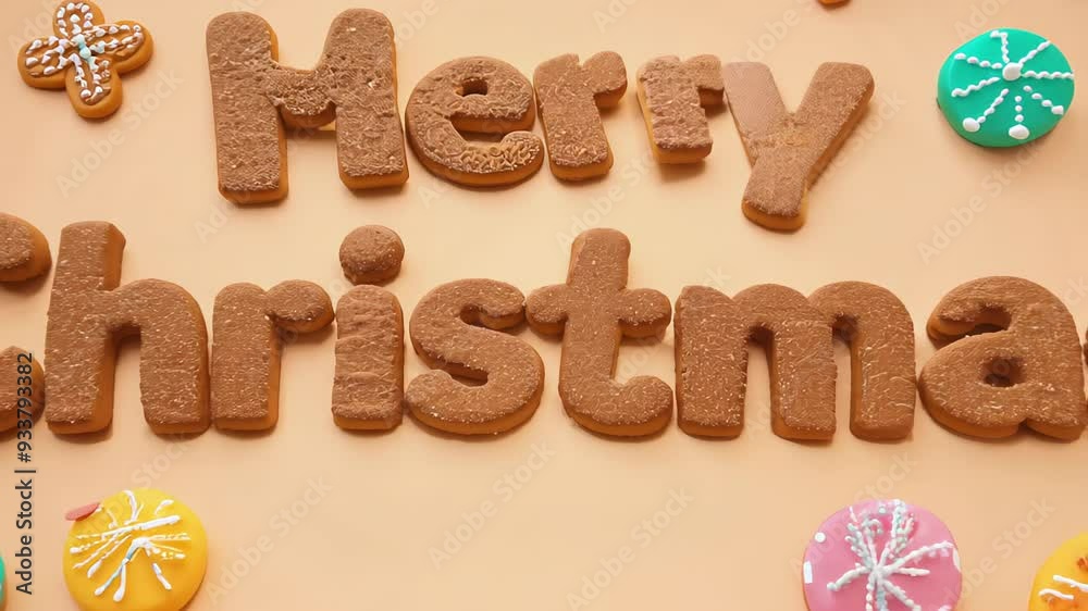 Merry Christmas greeting text on a festive background. Cheerful Christmas message, holiday celebrations. Good for holiday greeting cards, seasonal decorations, postcards Merry Christmas greeting text on a festive background. Cheerful Christmas message, holiday celebrations. Good for holiday greeting cards, seasonal decorations, postcards