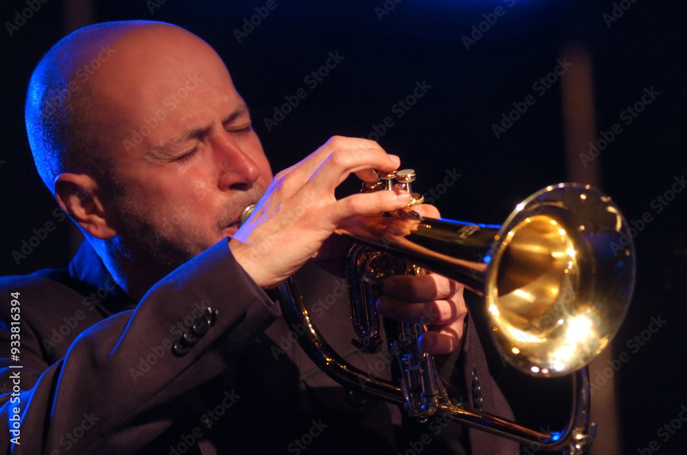 Obraz premium Trombettista Jazz - Tromba