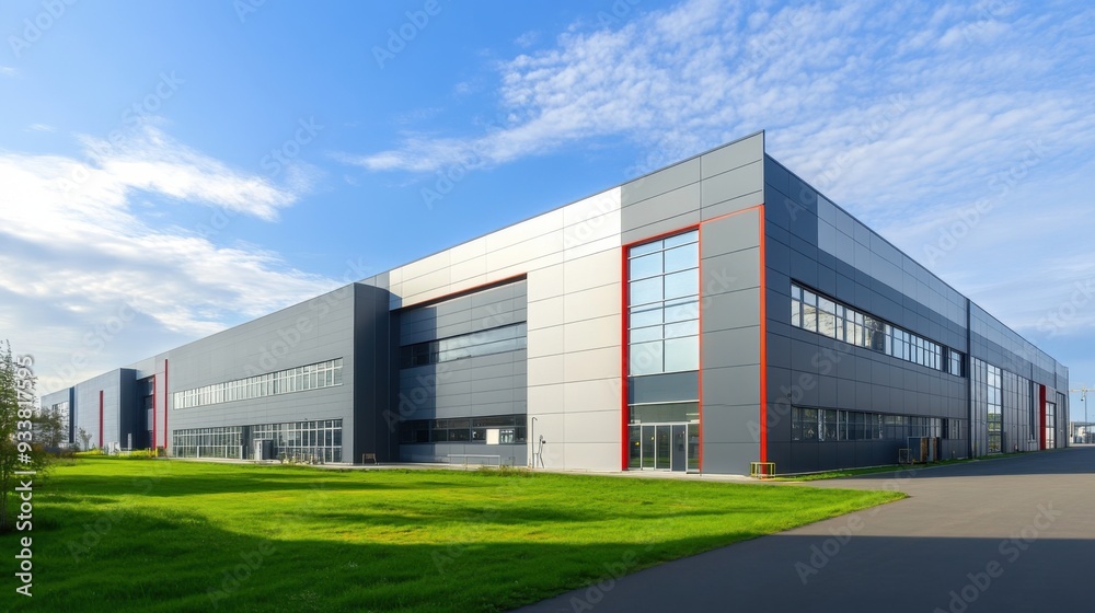 Obraz premium Modern Industrial Building