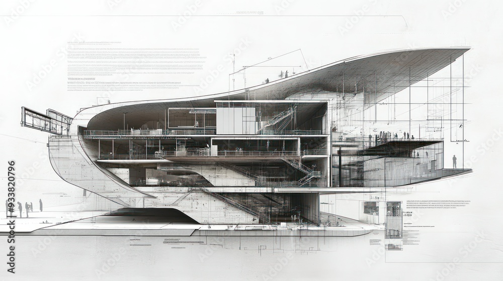 illustration design for the construction of a multi-storey museum that displays the integration of art, architecture and technology. illustration design for the construction of a multi-storey museum that displays the integration of art, architecture and technology.