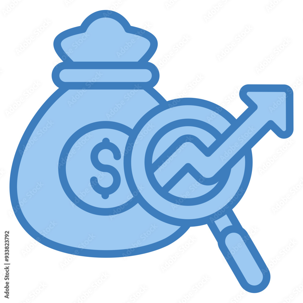 Investment Research Icon Element For Design Investment Research Icon Element For Design