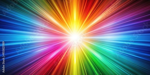Radiant rainbow-colored light background shining beautifully, rainbow, colorful, light, background, radiant