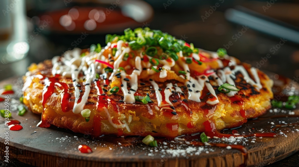 a food item that appears to be a type of flatbread or pancake, a food item that appears to be a type of flatbread or pancake,
