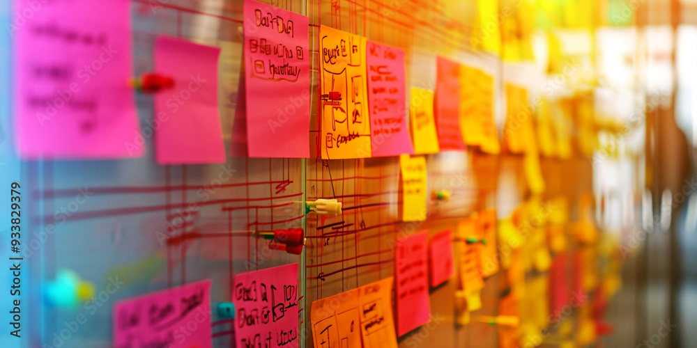 Naklejka premium 브레인스토밍