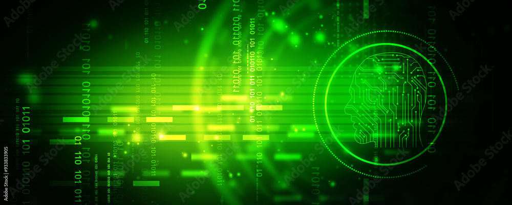 2d illustration Abstract futuristic electronic circuit technology background 2d illustration Abstract futuristic electronic circuit technology background