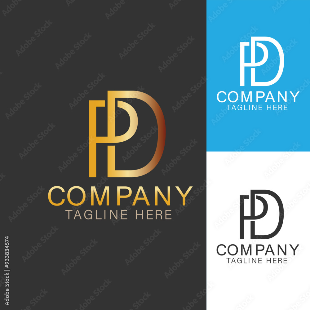 pd logo template collection pd logo template collection
