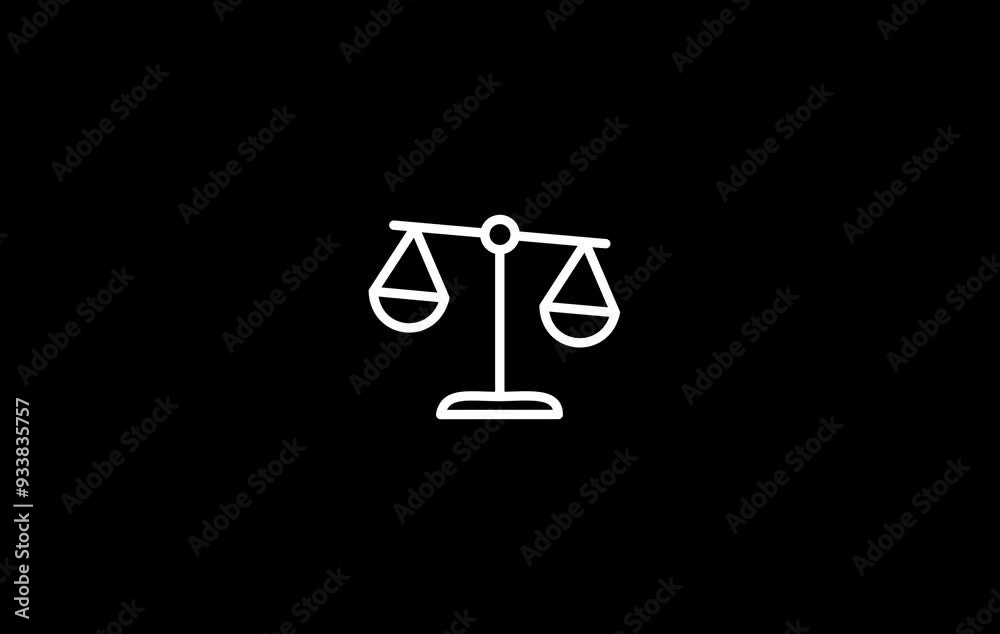 Animated of weight scale icon. Justice & Fairness Line icon. weight balance, Symbol of law justice. weight balance or scale icon. Animated of weight scale icon. Justice & Fairness Line icon. weight balance, Symbol of law justice. weight balance or scale icon.