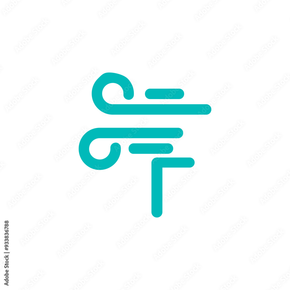 a combination of logos and vectors of wind, with initials, letters, numbers, or alphabets for business and others a combination of logos and vectors of wind, with initials, letters, numbers, or alphabets for business and others