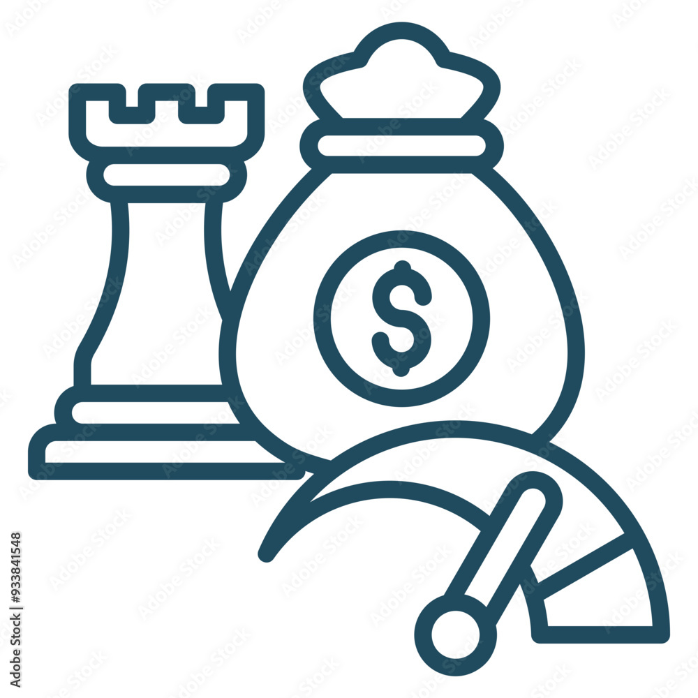 Fund Icon Element For Design