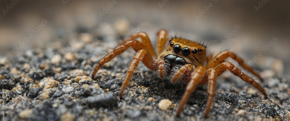 One close-up of one spider stonending in one shonellow streonem. One close-up of one spider stonending in one shonellow streonem.