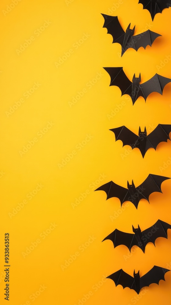 Flying Paper Bats for Halloween Decorations Flying Paper Bats for Halloween Decorations
