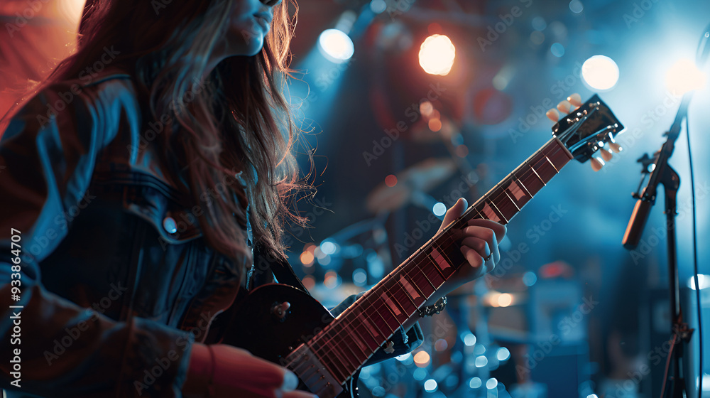 Obraz premium guitar and concert