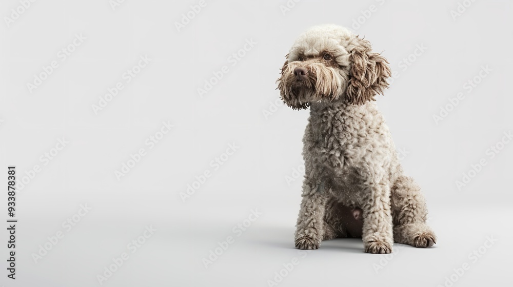 black purebred dog on a white background black purebred dog on a white background