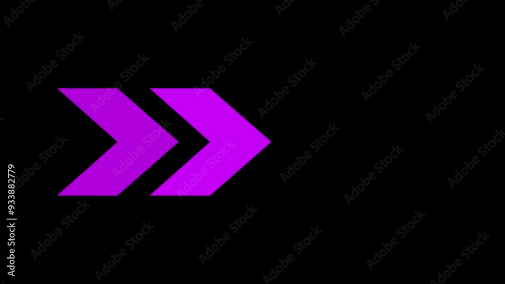 Neon arrows on a black background Neon arrows on a black background
