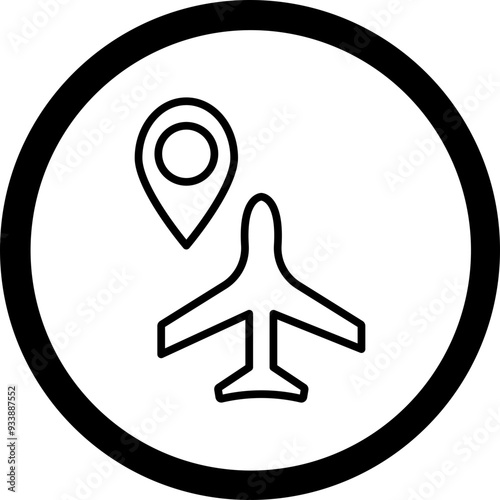 Sharp Bend Vector Icon Design